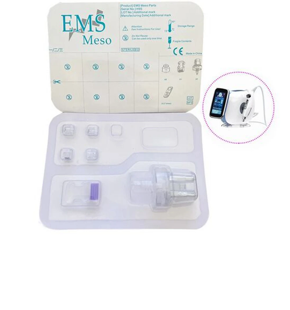 

3in1 EMS Micro Nano Chip Card Meso Therapy Facial Lift Skin Whitening Beauty RF Meso gun Consumables