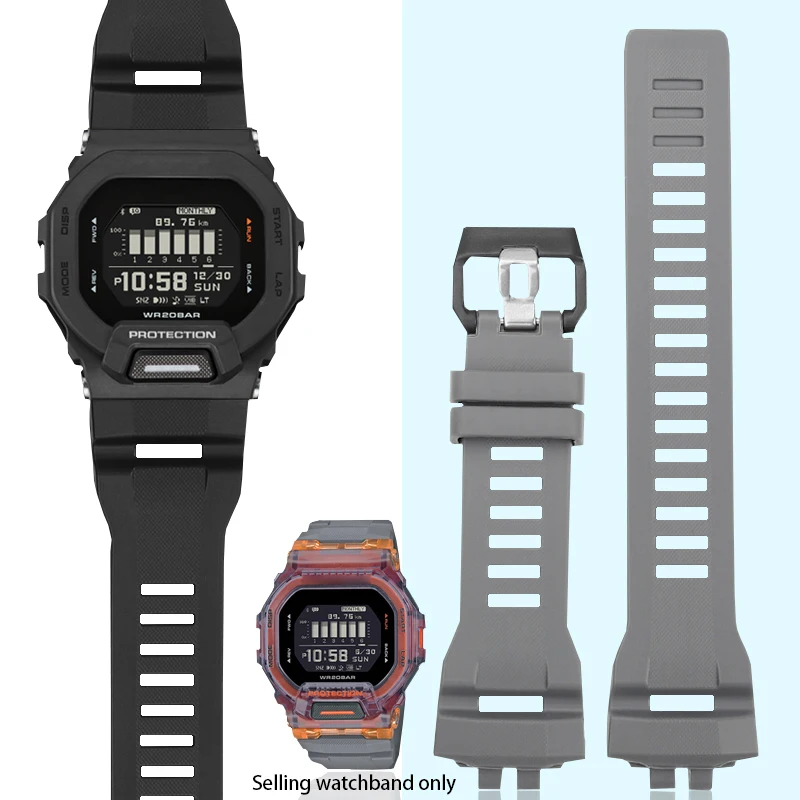 Quality Resin Watch Strap for Casio G-SHOCK Series 3506 GBD-200-1AGBD-200RD-4 Dedicated Silicone Strap Men's Sports Bracelet