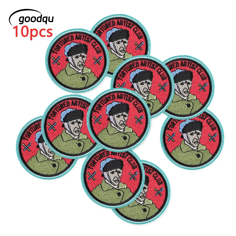 

10pcs Patches For Clothing Iron On a Lot Embroidered Jackets Outdoor Applique Fabric Sewing Kids Boys Backpack Diy Parches Ropa