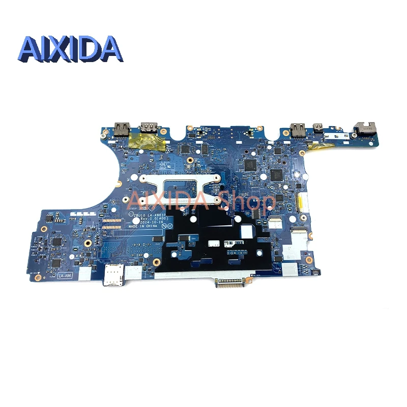 Aixida zbu10 LA-A961P CN-0Y15C1 CN-0420PP CN-0R1VJD mainboard für dell latitude e7450 7450 laptop motherboard i3 i5 i7 cpu