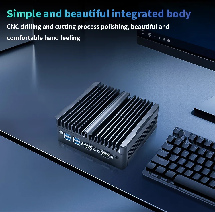 صندوق جديد كمبيوتر صغير بدون مروحة VAG COM DC12V I3 I5 I7 Win10 11 Linux كمبيوتر صناعي صغير #2