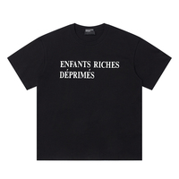 ENFANTS RICHES DEPRIMES E.R.D. 2025 Tshirts Round ONeck Cotton Arrival New Black White TEE Men Women Short Sleeve