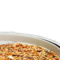 Bird Feeding Bowl Detachable Transparent Plastics Bowl Food Cup For Cage Convenient Hanging Parrots Water Feeder Pet Supplies