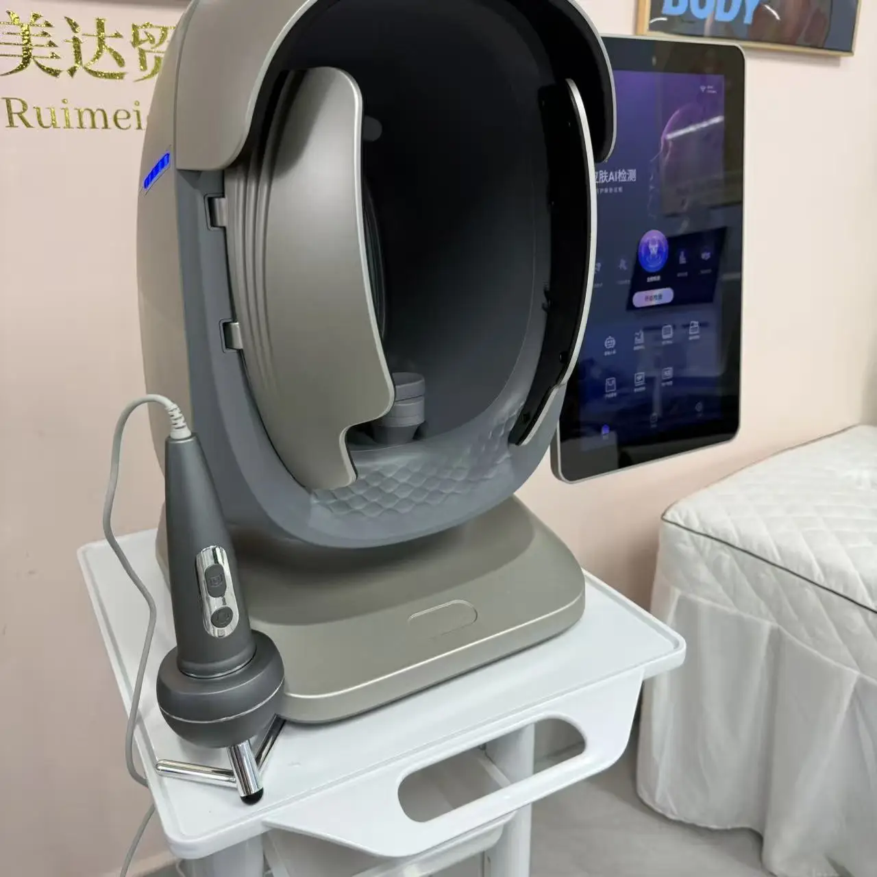 AI Intelligent Facial & Scalp Skin Analyzer 5Mode Professional Skin Diagnosis Machine Multi-Spectral Analysis CE Certified