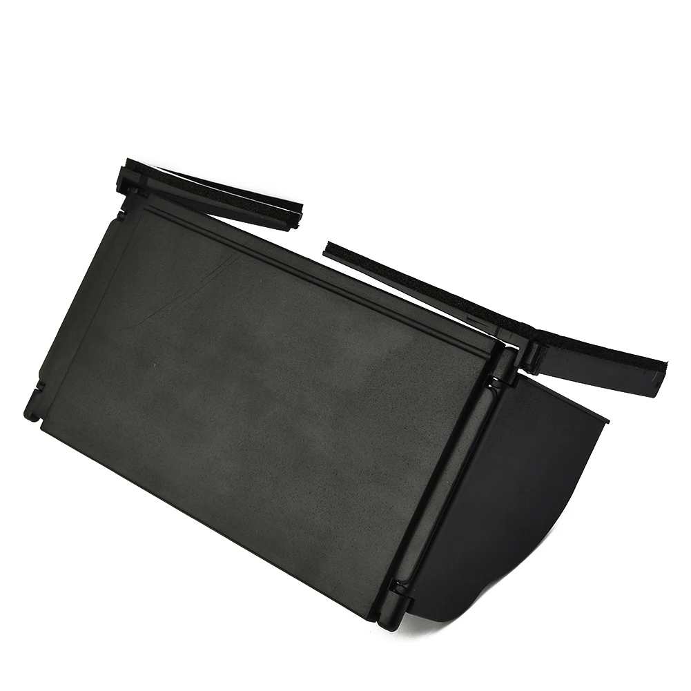 

Black Car Navigator Sun Shade GPS Radio Cover Universal Visor Sunshade ABS Adjustable Anti-Glare Anti-reflections