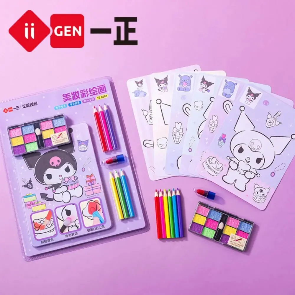 Iigen Sanrio ชุดเครื่องเขียนเมโลดี้, ชุดเครื่องเขียนเมโลดี้สมุดระบายสีระบายสี