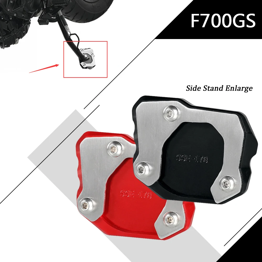 

Motorcycle Foot Side Stand Enlarger Plate Kickstand Enlarge Extension For BMW F700GS F 700GS F 700 GS 2012- 2020 2021 2022 2023