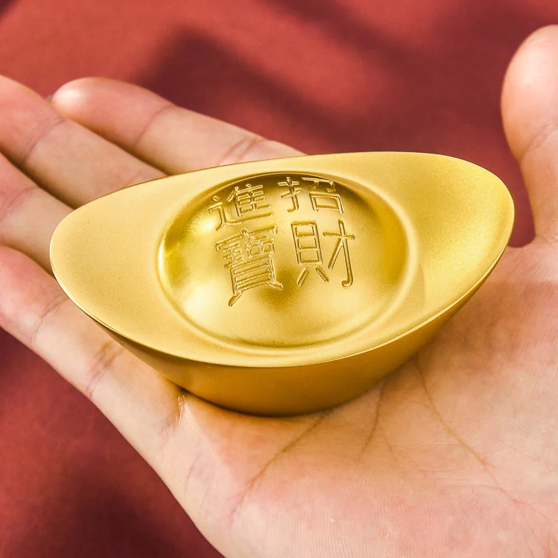 Muy Bien الصلبة النحاس الذهب سبيكة فنغ شوي فورتشن التميمة الحرفية زخرفة ثقالة الورق غرفة المعيشة المنزلي مكتب سطح المكتب الزينة #3