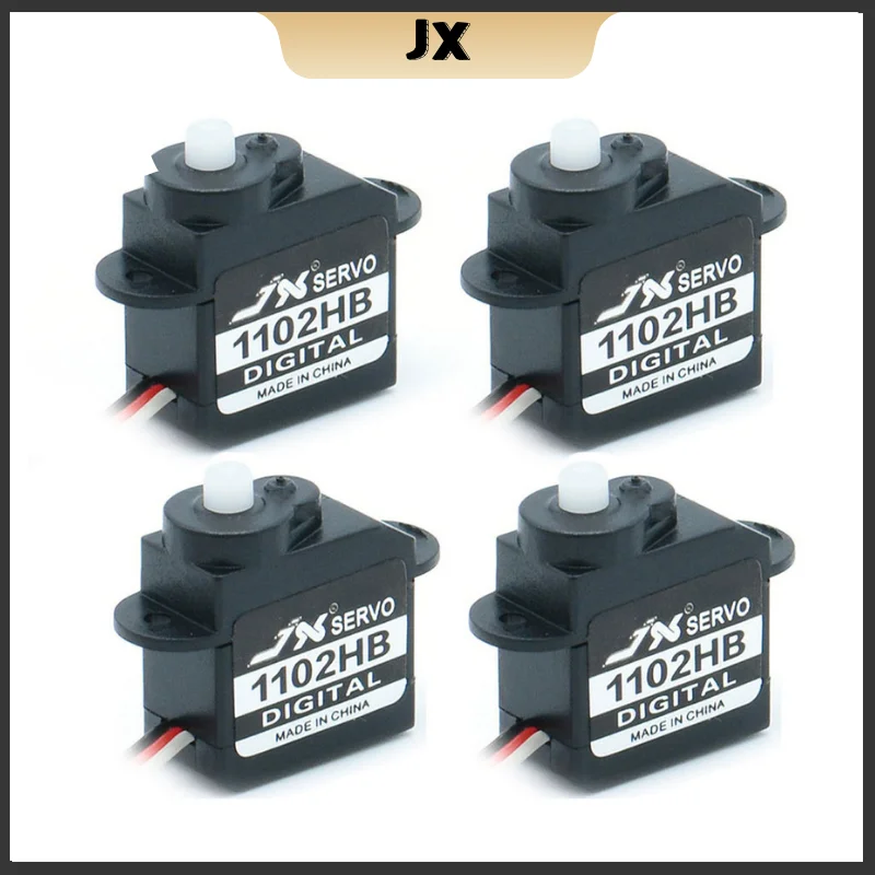 4PCS JX Servo PDI-1102HB 2.1g Plastic Gear Digital Coreless Mini Servo mg90s mg946r For 3D Plane Helicopter