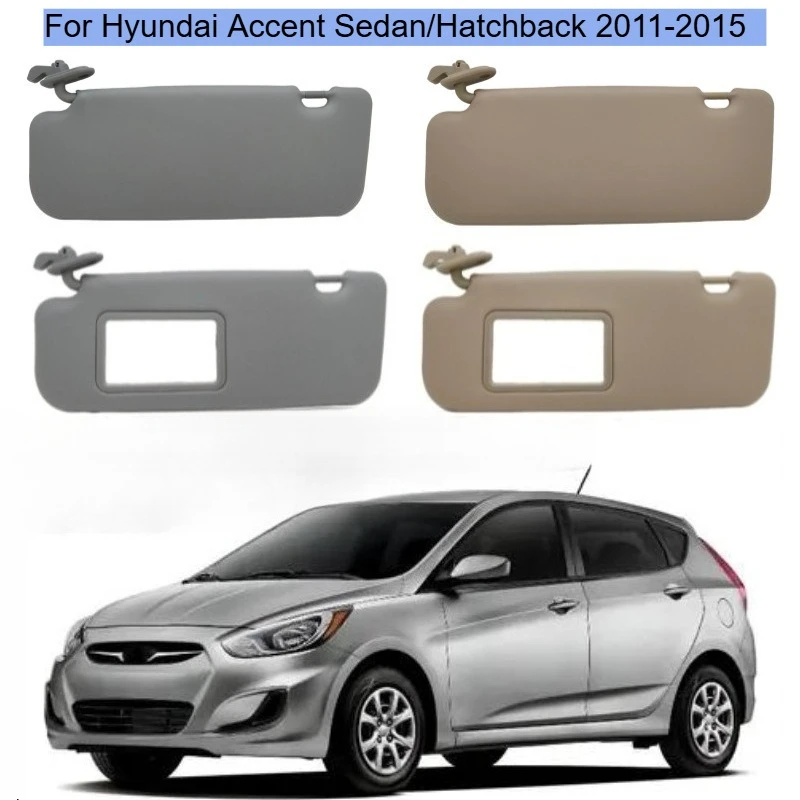 Sun visor For Hyundai Accent Verna 2011 - 2015 /Accent Sedan/Hatchback 85210-1R000 85220-1R000 Interior Sun visor accessories