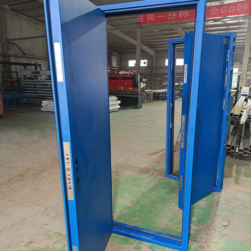 Stainless steel metal door luxury sturdy anti-theft solid
