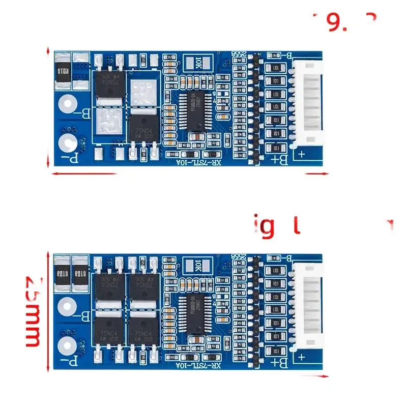 7S 5A/10A 3.2V/22.4V Lifepo4  lithium iron phosphate  Battery BMS  with balanced lithium battery protection board with cable