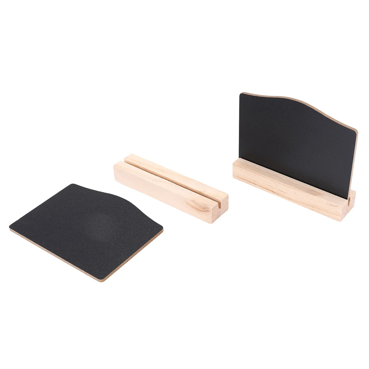 A57X NEW 4 PCS Mini Chalkboard Signs for Chalk Sign,Food Labels Message Board Signs for Party Restaurant Wedding