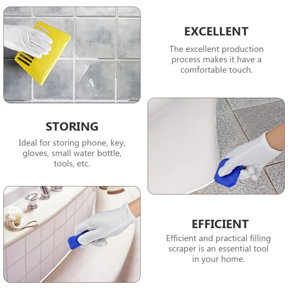 

/Set Grout Removal Tool Kit Plastic Caulking Tools For Tile Joints Seams Scraper Glue Cleaning Sealant Remover Spatula Hand