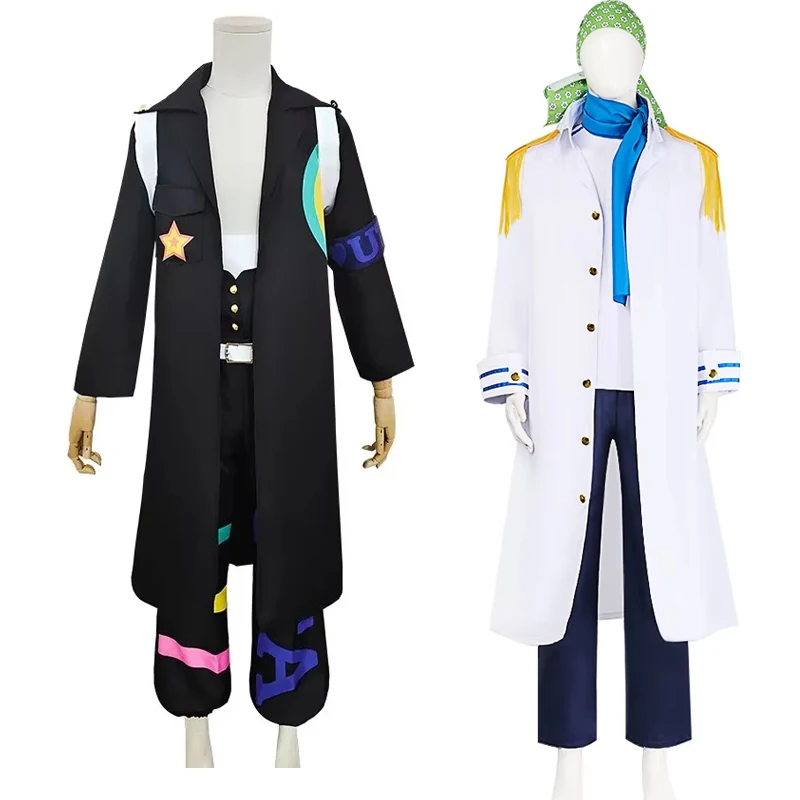 Anime Coby Bartolomeo Cosplay Halloween Costumes for Men Role Play Clothing Party Uniform Jacket Pants Scarf Tops Suit