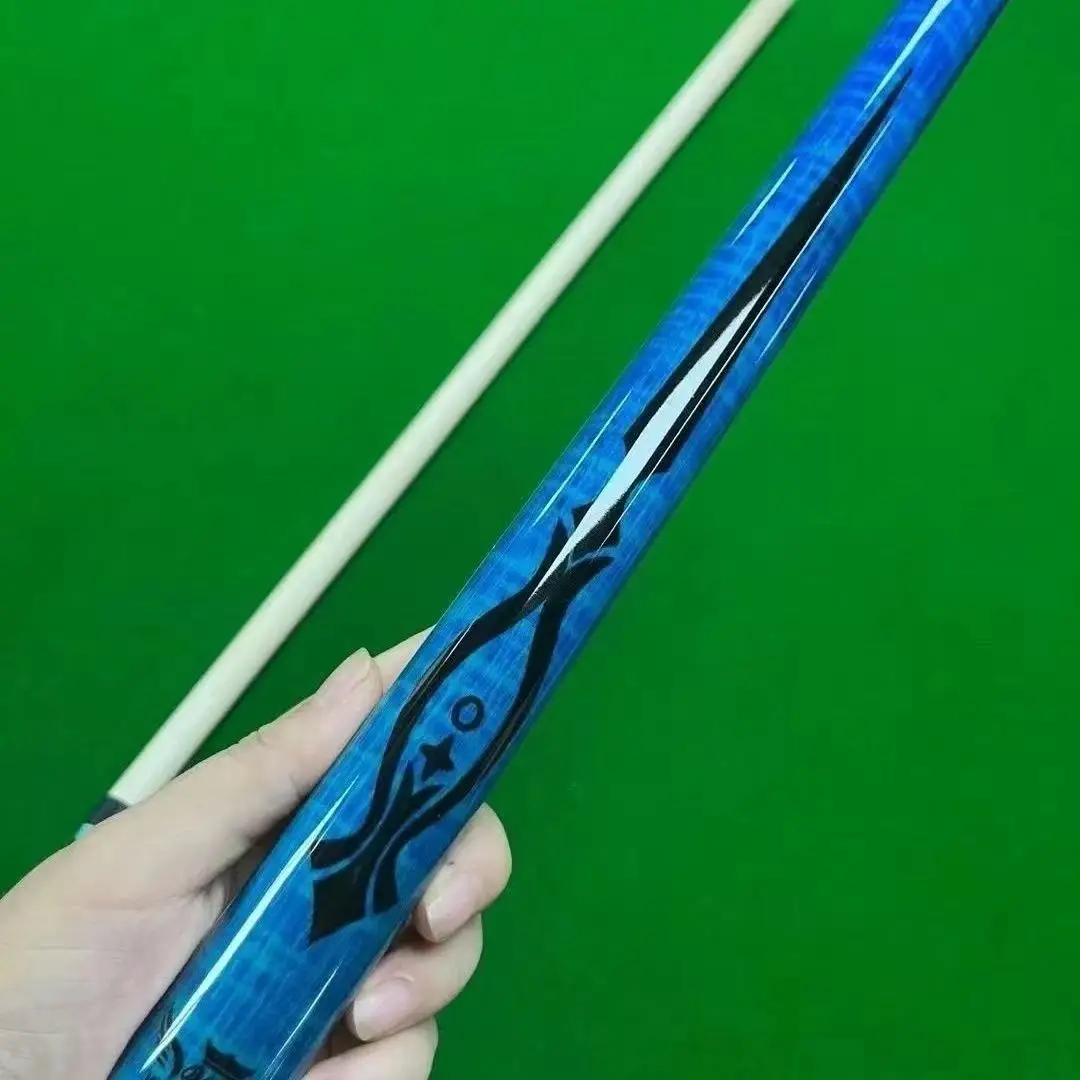Pool Cue Stick 9-Ball Jump Cue Crafted from Century-Old Maple Wood 14MM Split Jump Cue Hand-Polished for Absolute Straightness