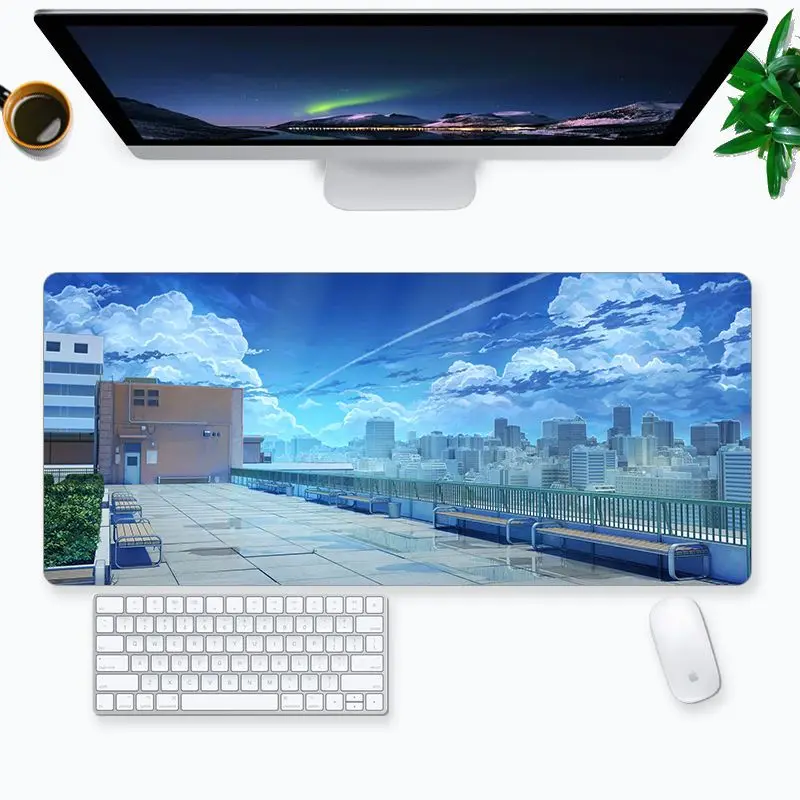 Large Mousepad XXL Home Mouse Mat MousePads Beautiful Nature Landscape Carpet Anti-slip Desktop Mouse Pad Mice Pad