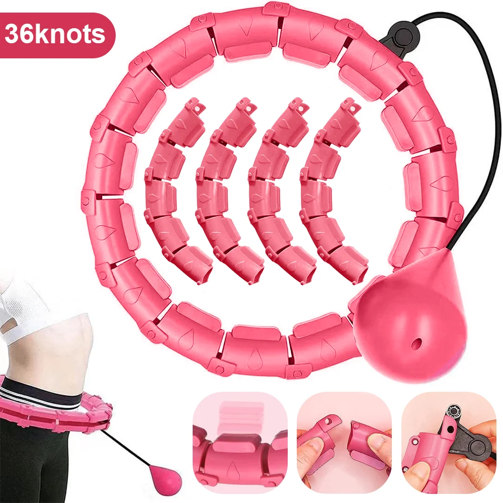 36/24 قسم ذكي رياضي هوب قابل للتعديل رقيقة الخصر مدلك ممارسة الصالة الرياضية دائرة حلقة أجهزة لياقة بدنية الخصر المرجح اللياقة البدنية