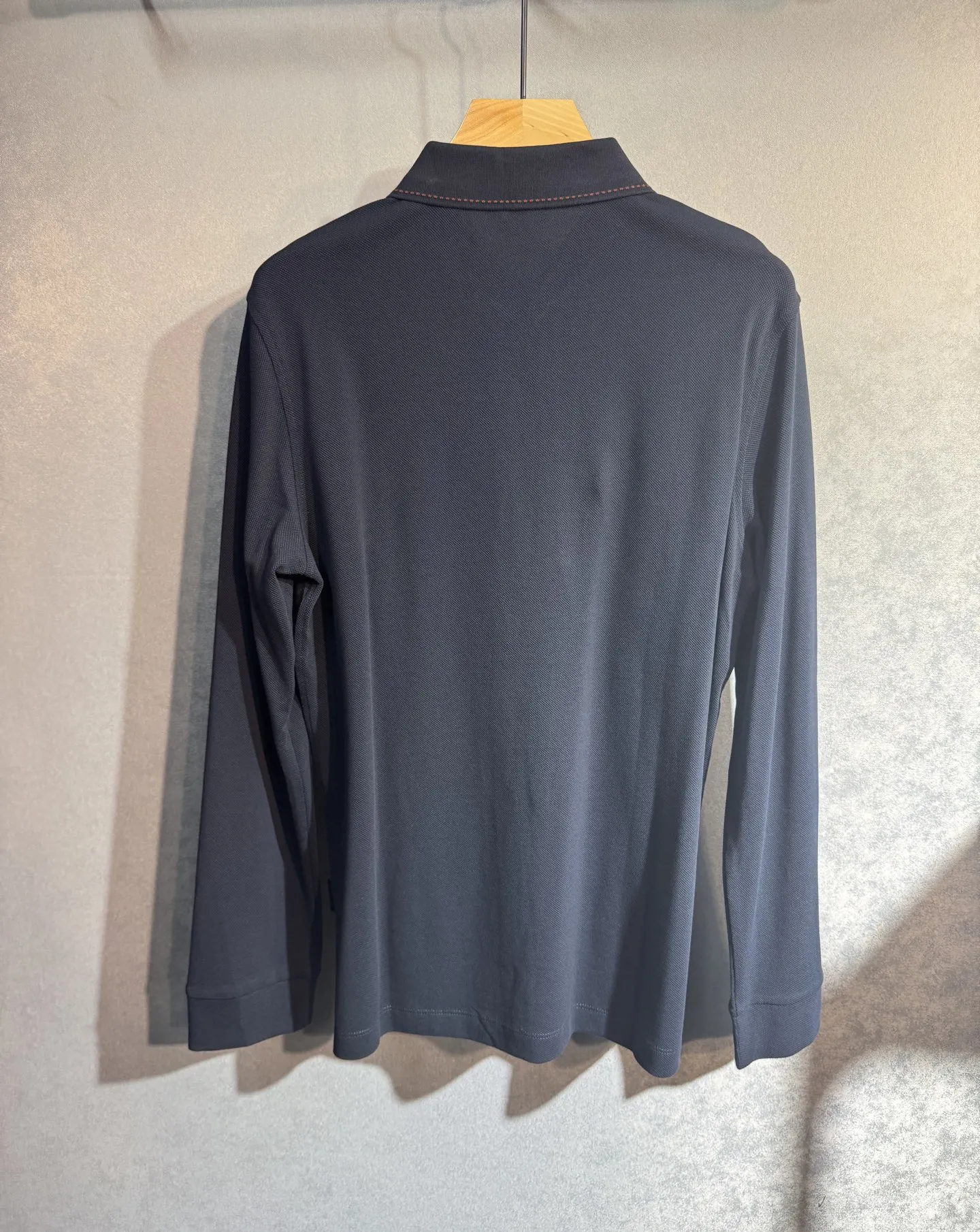 BLLIYOSS 2025 Autumn Winter men'New collar long sleeved shirt Old Money Upstart Simplified European Style Simple Atmospheric