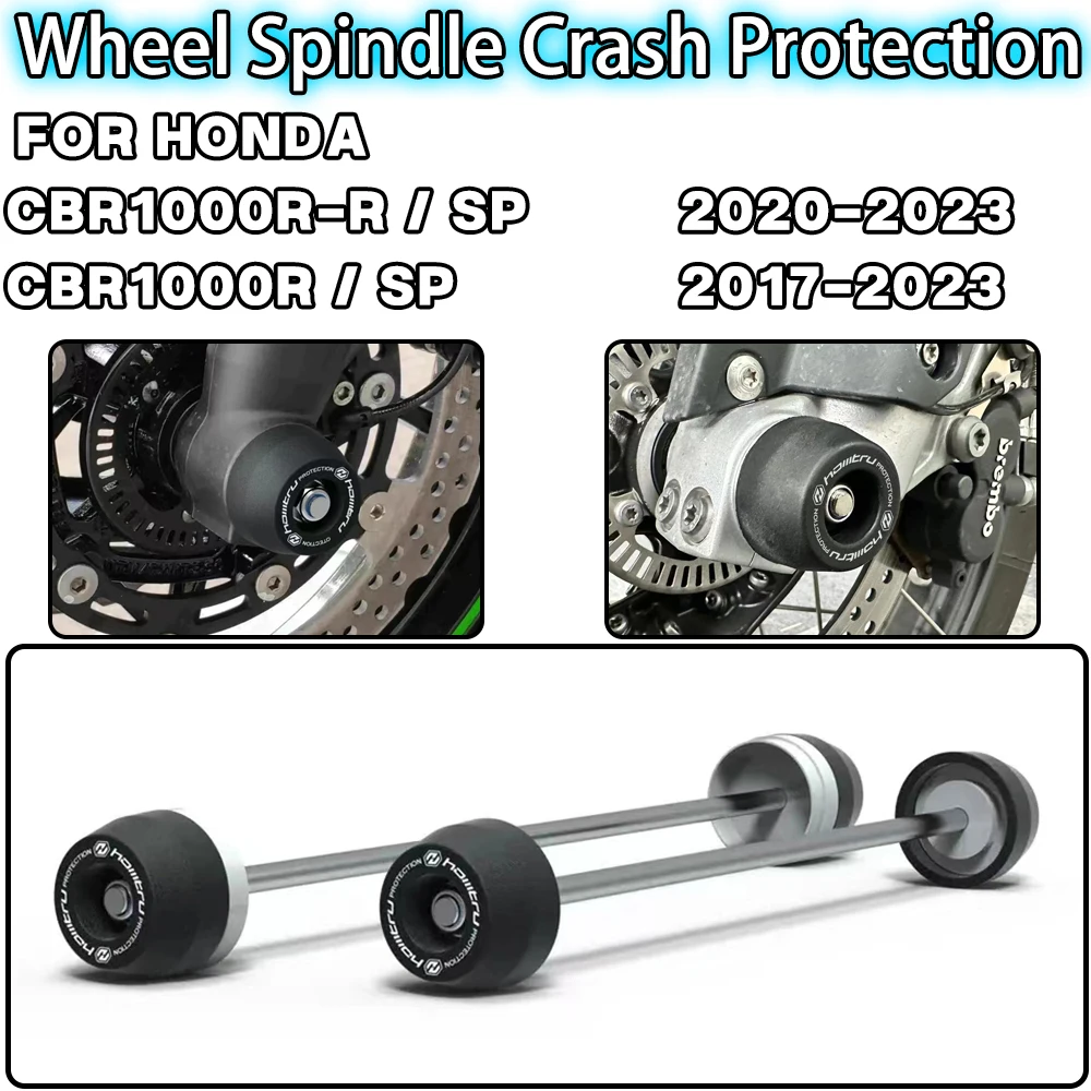 

For Honda CBR1000RR / SP/ CBR1000RR-R / SP 2017 2018 2019-2023 Motorcycle accessories Front Rear Wheel Spindle Crash Protection