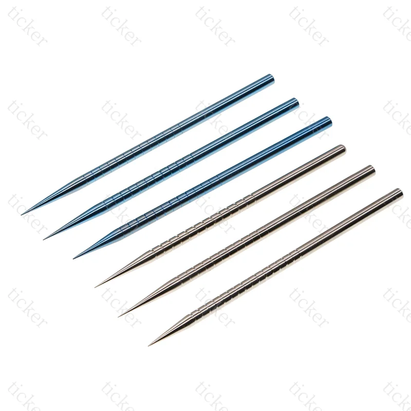 Ophthalmic surgical instruments tear point dilator stainless steel titanium alloy long and short cone dilator wire carving tool