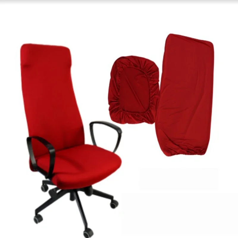 Funda elástica a prueba de polvo para silla de oficina, cubierta para asiento de ordenador, funda para sillón