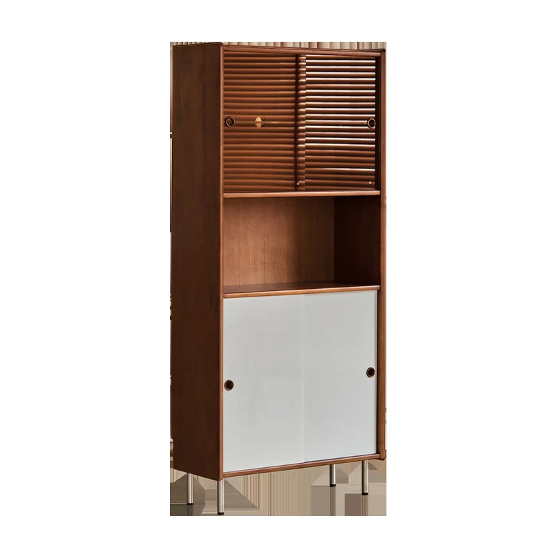 

Retro solid wood bookcase household combination bookshelf