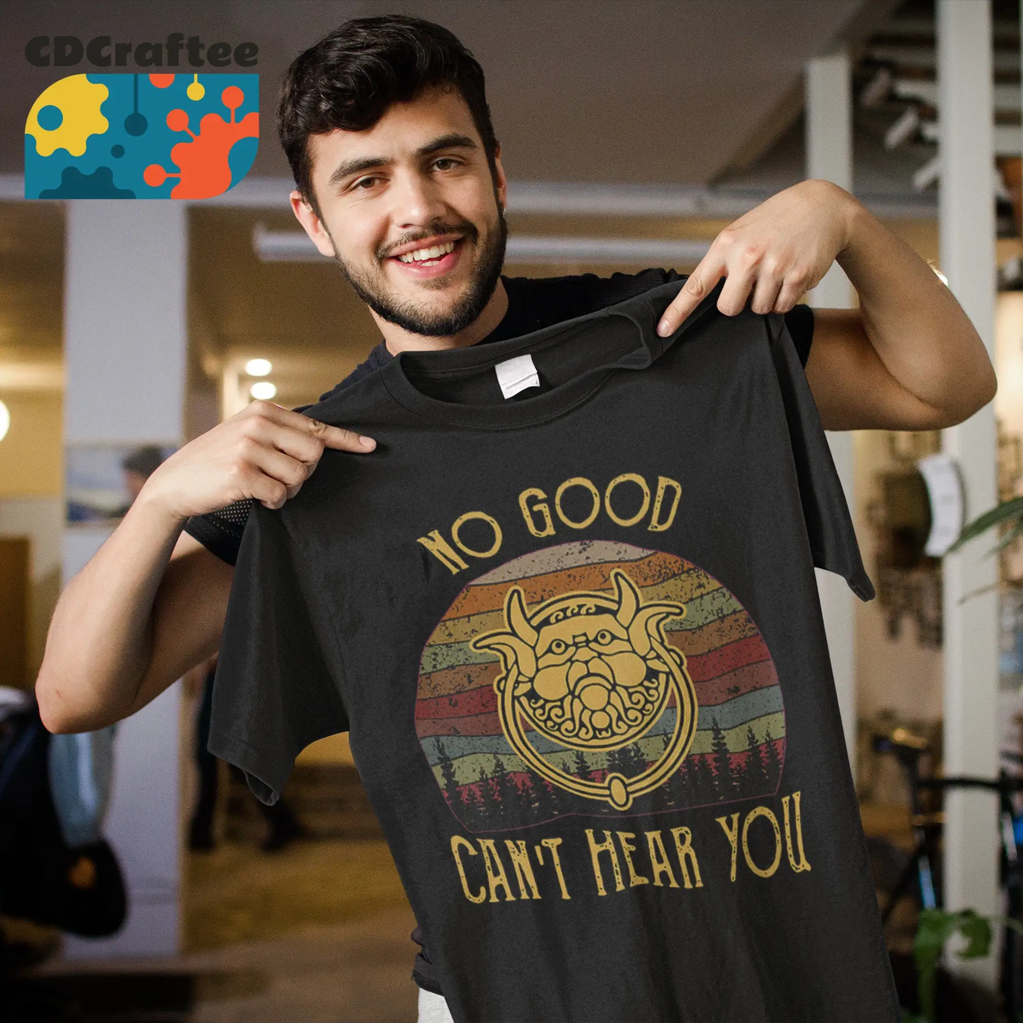 Labyrinth No Good Can't Hear You Vintage Retro T-Shirt, Labyrinth Shirt, Funny Ello Worm , Labyrinth Ello Worm Shirt