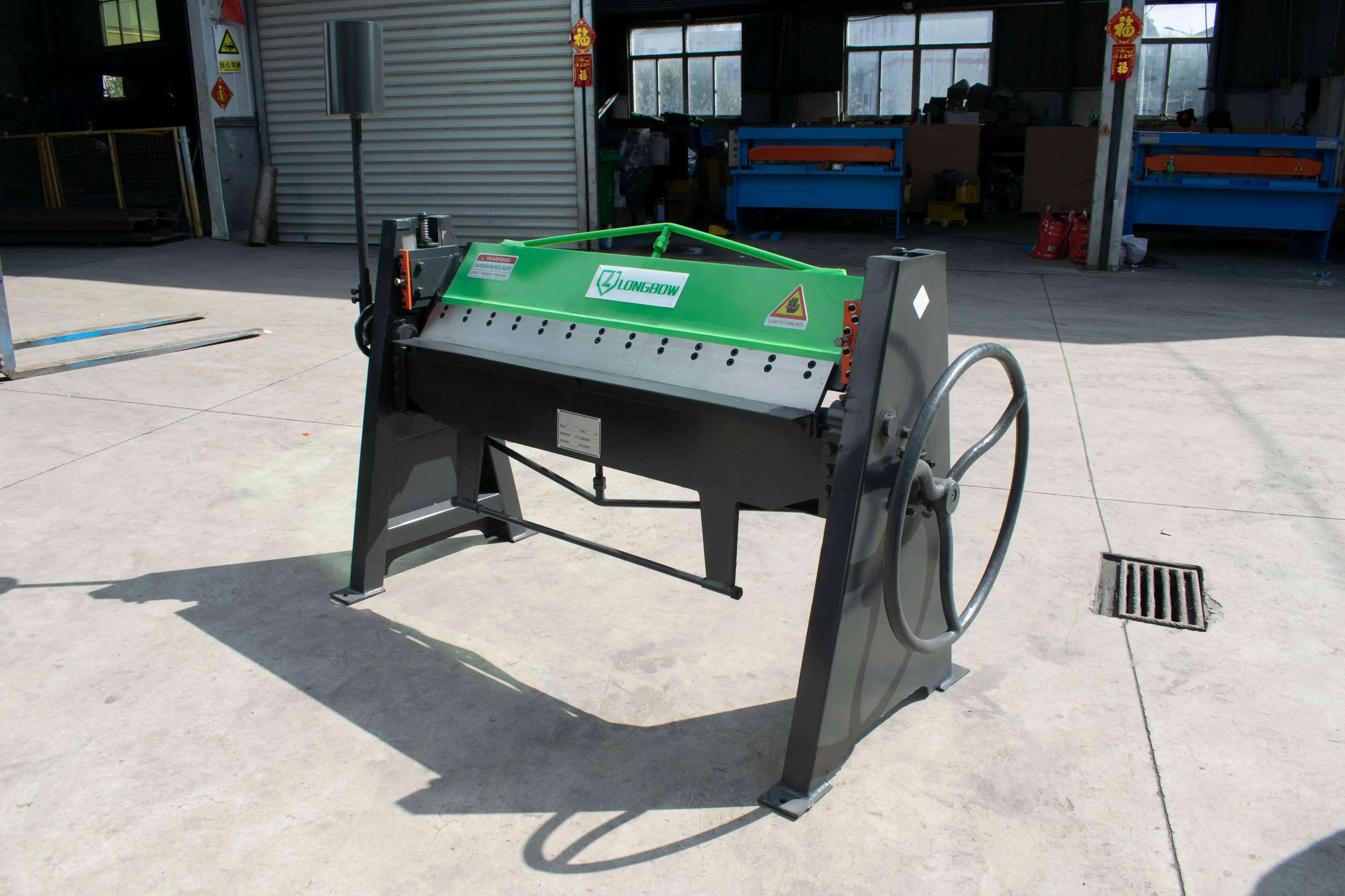 Manual hand press brake pan brake bending machine