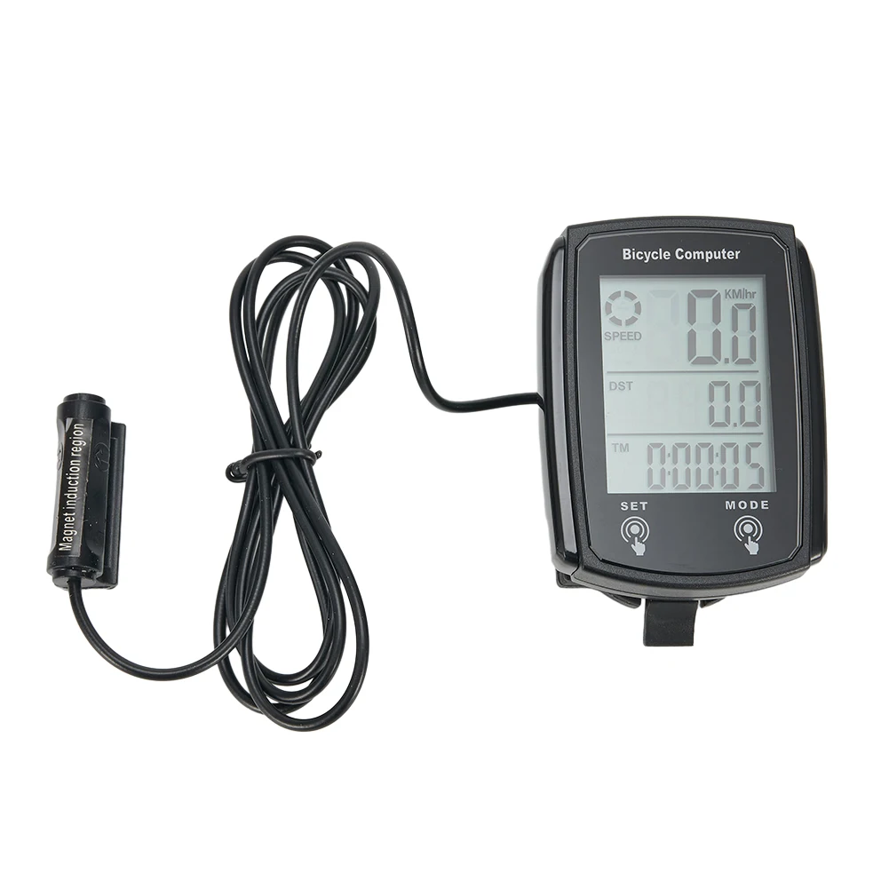 

Tool Bicycle Computer Set Backlight Feature Bike English LCD Computer MTB Bike Speed Odometer Waterproof Wired Speedometer