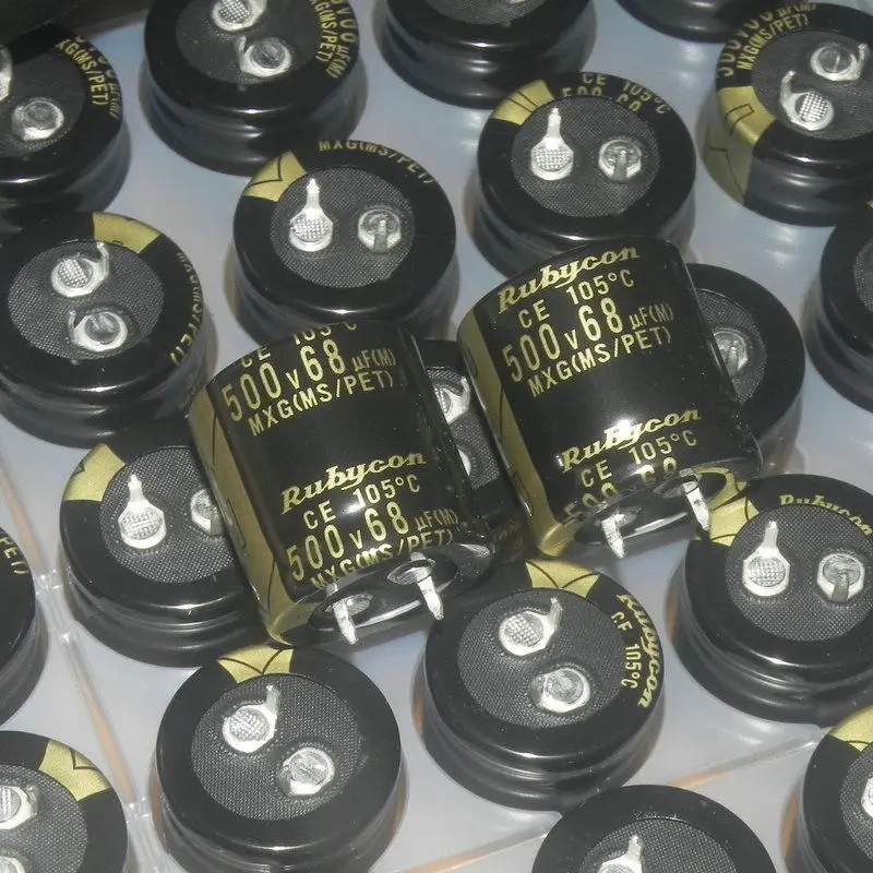 2PCS/LOT   RUBYCON 500V  68UF  Gallbladder  Filter  Capacitor
