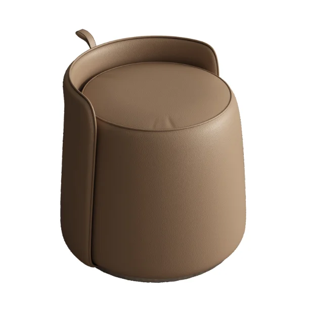 Luxo Household Dressing Stool, Shoe Stool, Sala de estar e quarto, Coffee Table Stool