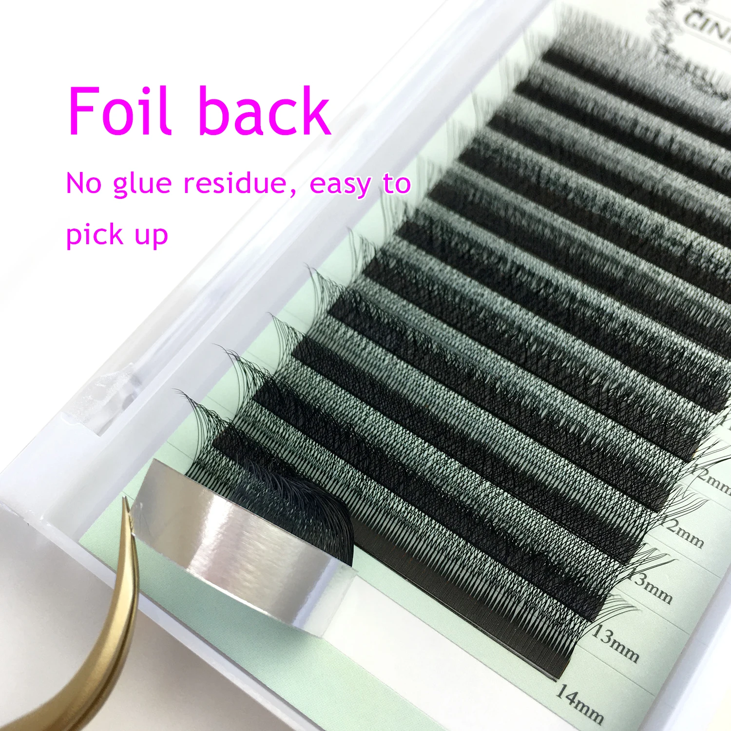 4D W False Mink Lashes Extensions 4D 5D Russia Volume Fans Eyelashes AutoBloom Mega Lashes Cat Eye Wholesale Individual Clusters