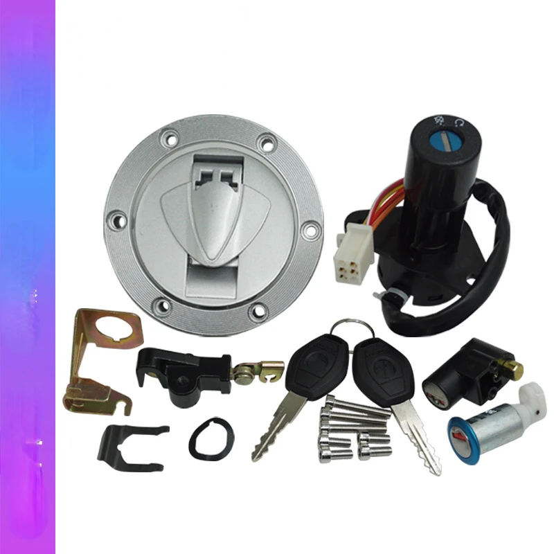 Motorcycle Accessories Huanglong TNT600 Full Set , Fuel Tank Cap Electric Door Lock