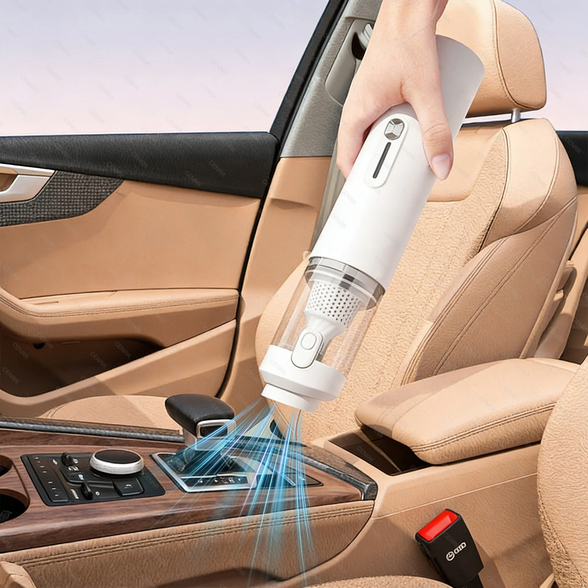 CENRR NEW Car Vacuum Cleaner Strong Suction Powerful Wireless Portable Cleaner for Home Appliance Air Blower Vacuum Cleaner Car