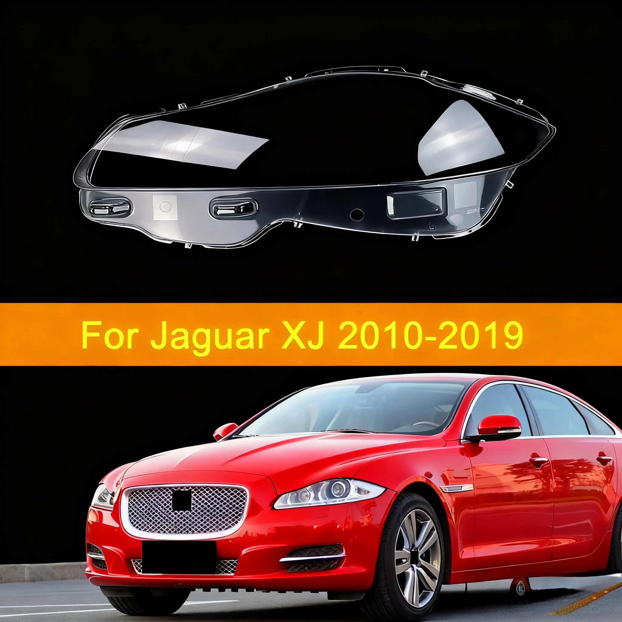 

NEW Headlamp Cover Lamp Shade Headlight Glass For Jaguar XJ 2010 2011 2012 2013 2014 2015 2016 2017 2018 2019 Headlight Lens