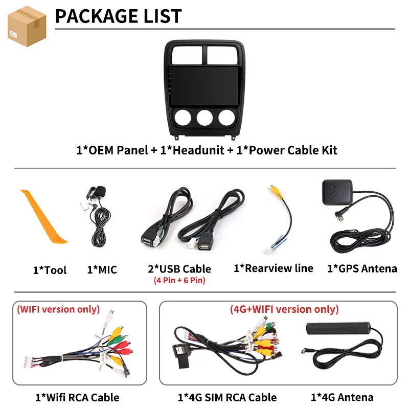 Android 16 Car Radio For Dodge Caliber PM 2009 2010 2011 2012 2013 360 Camera RDS Multimedia Video Player DSP DTS Plug And Play