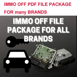 IMMO OFF FILE PACKAGE Multi-BRAND PDF File for VW VAG for AUDI for HONDA for TOYOTA for BMW for RENAULT ECU Repair software Tool