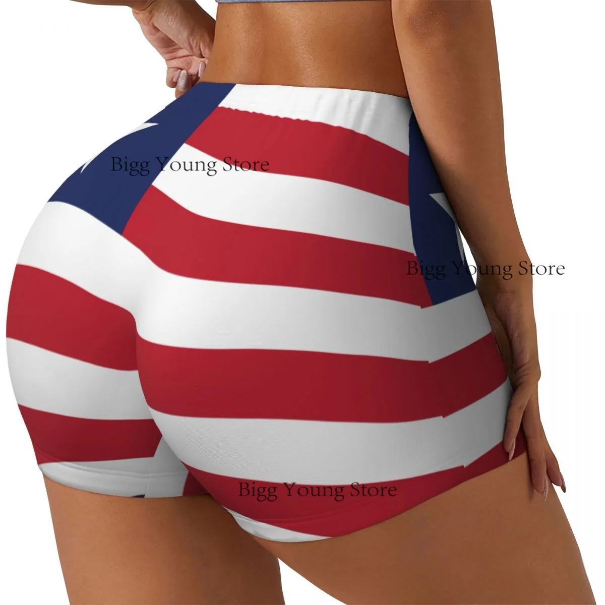 Women Yoga Shorts Liberia Flag Workout Shorts Fitness quick-dry Ladies Yoga Training Shorts Booty Shorts Pants Sportswear