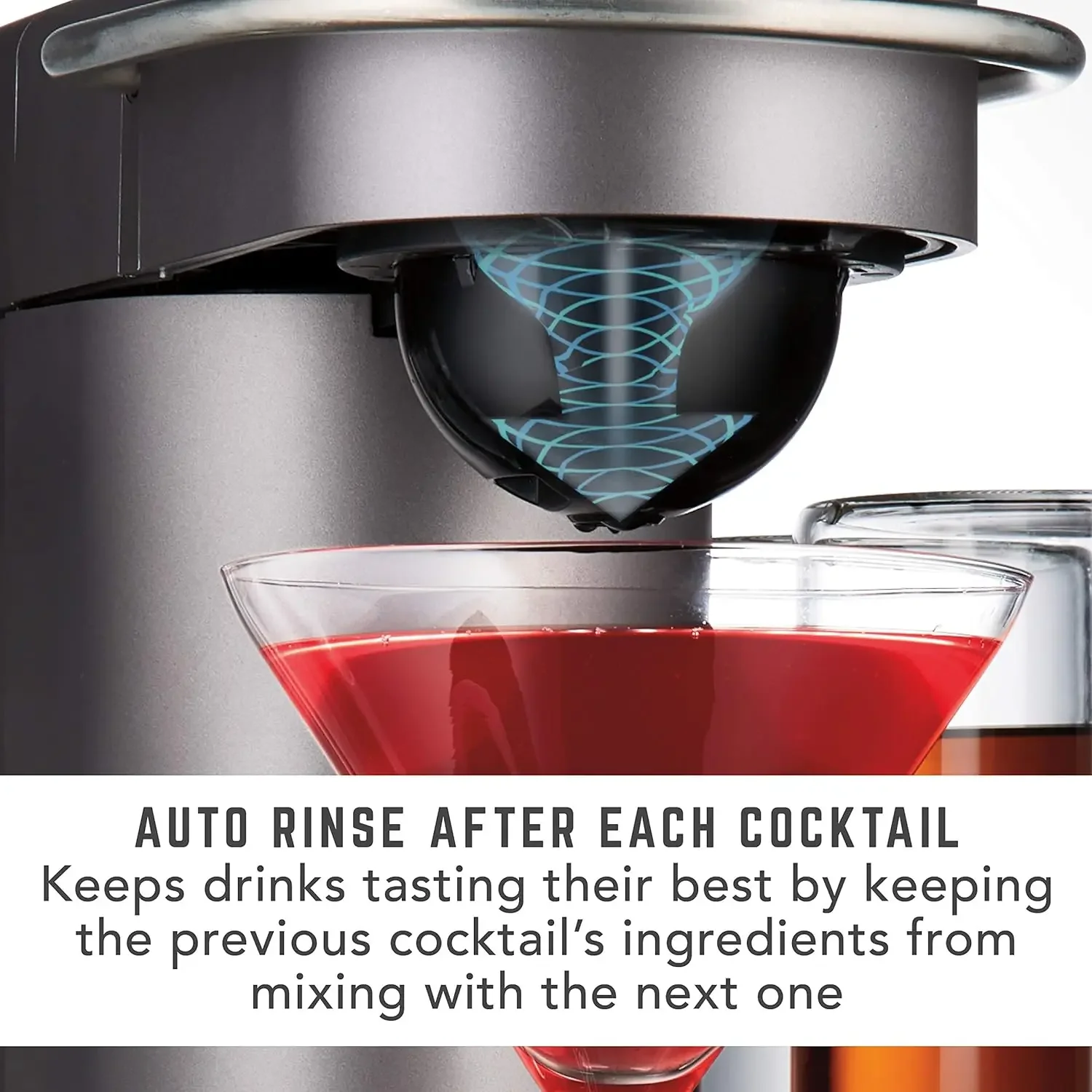 Premium Cocktail and Beverage Machine, Push-Button Simplicity, Easy to Clean Design, Home Bar