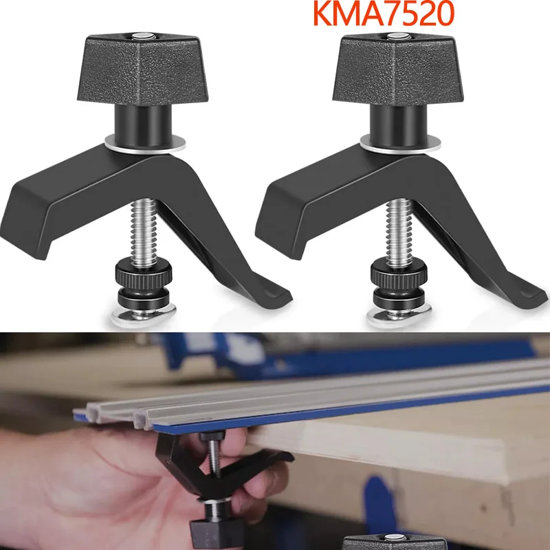 

KMA7520 Universal Track Clamps Used for Accu-Cut Products, Adaptive Cutting System, A Shop-Made Jig or Fixture, for Kreg Trak