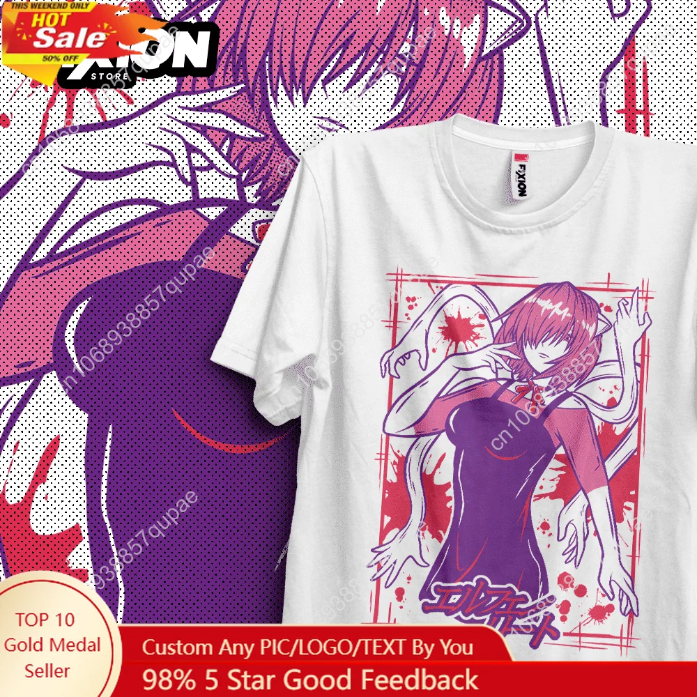 

T-shirt For Anime Elfen Lied – Abril – [Blanca] Mange Tee