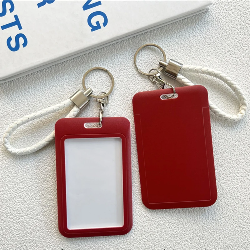 INS Bus Card Protective Cover Macaron Color Student Meal-card Campus Access Card ID Card Cardcase Portable Convenient Cover