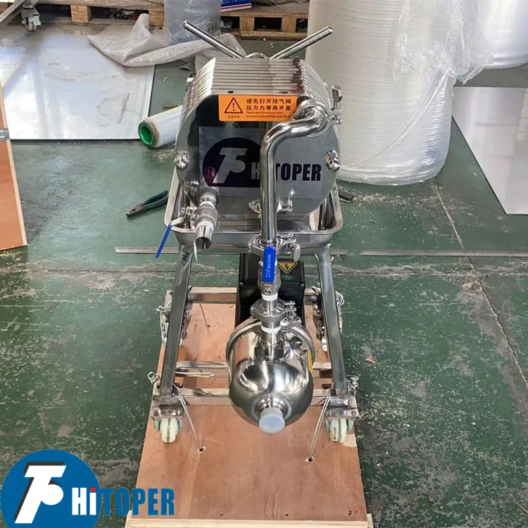 Meerlaagse Roestvrijstalen Plaatfilterpers