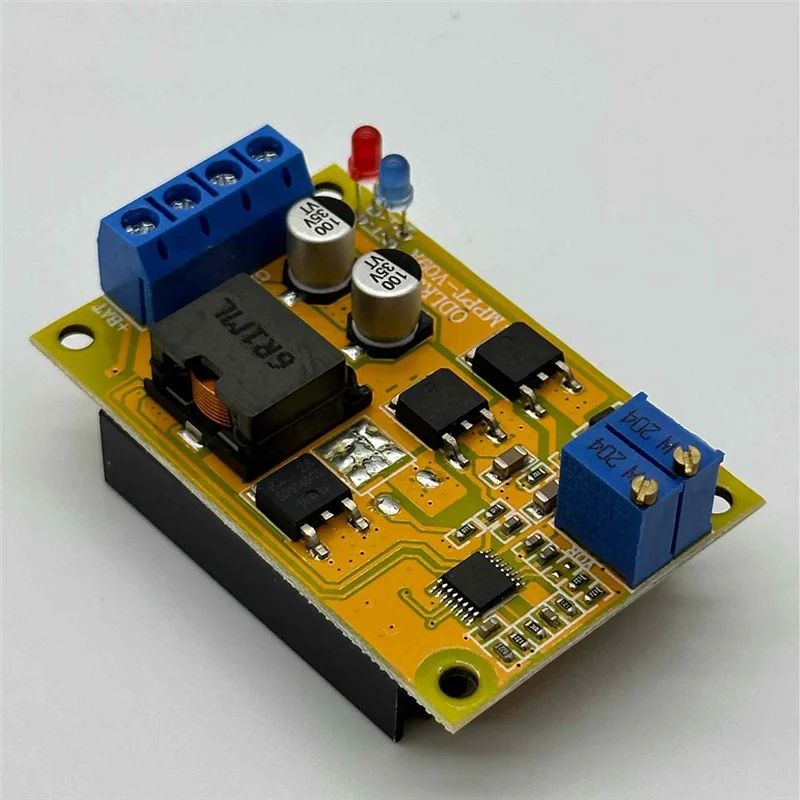 6A MPPT Solar Charge Controller DC8-30V 300KHz Battery Charging Module PWM Auto Switch Reverse Connection Protection