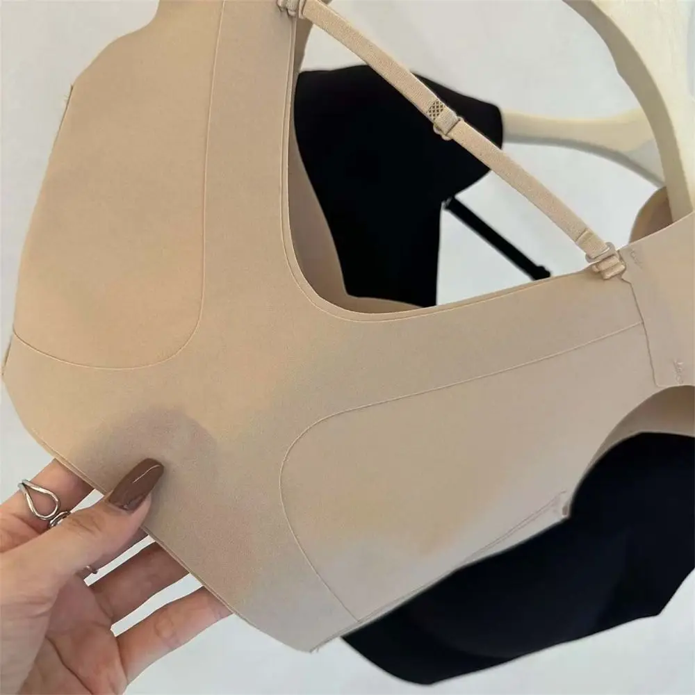 V-hals haakse schouderbeha Naadloze borstbinder Draadloze beha Bustier Onzichtbaar ondergoed voor dames Meisjes Shapewear