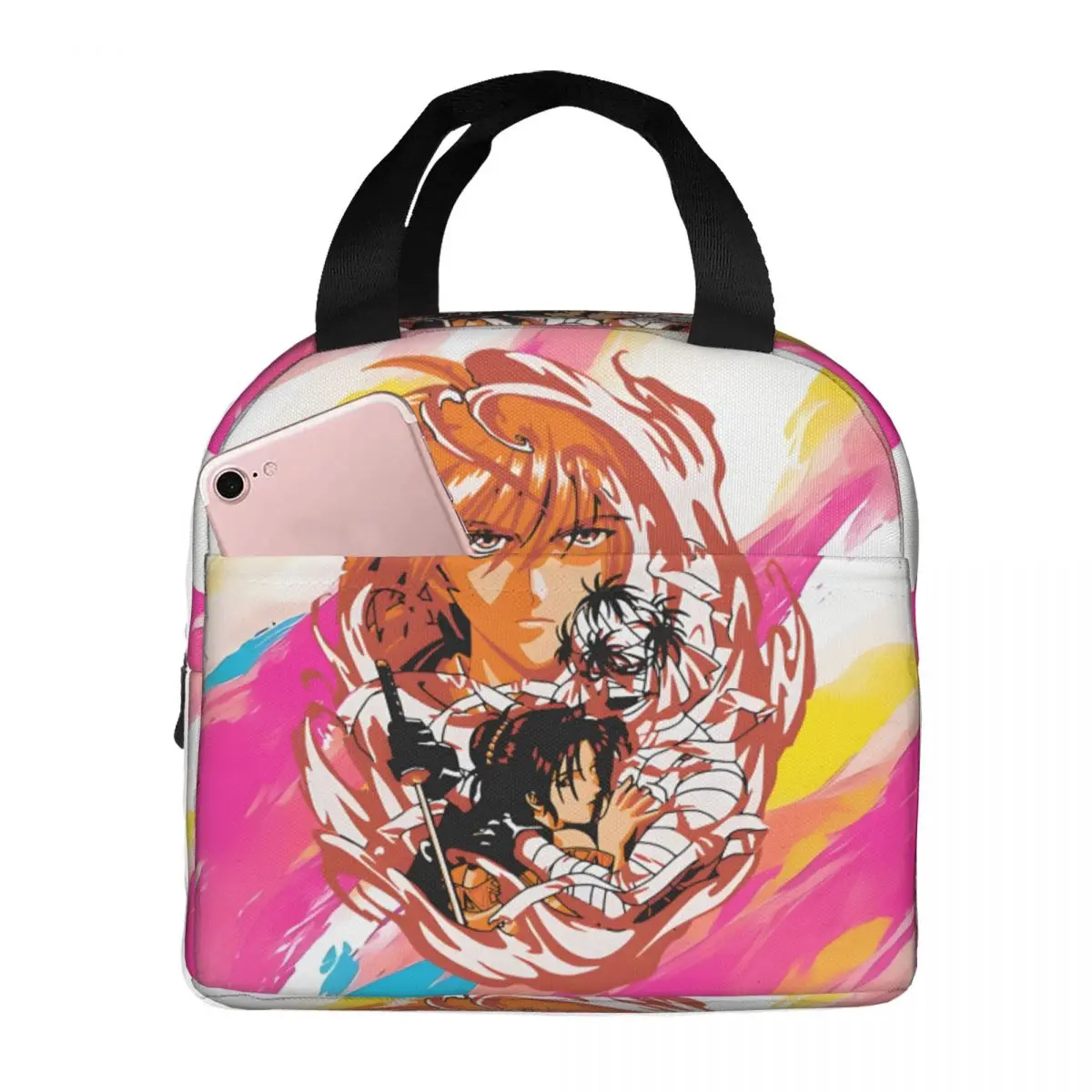 Aluminum Foil Insulation High School Rurouni Kenshin Picnic Storage Beverage Fabulous For Work Lunch Box Bag