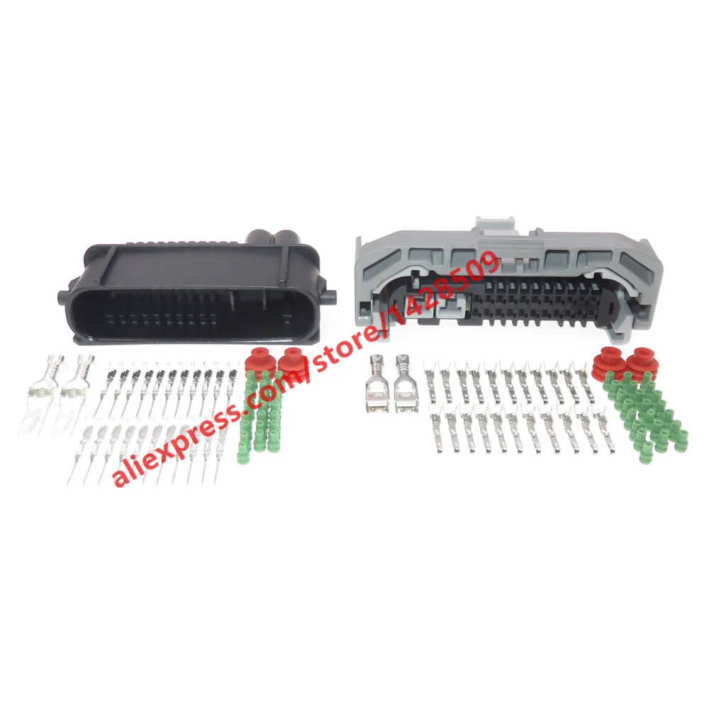 1 Set 24 Pin Auto Headlight Assembly Cable Connector Automotive Wiring Socket For Toyota Lexus TS 6189-7426 90980-12A92