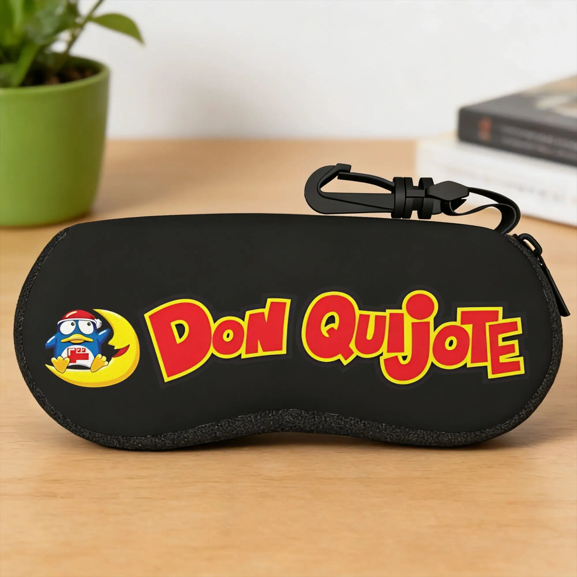 D-Don Q-Quijote Glasses Case  Outdoor Sunglasses Case For Unisex Trend Eyewear Bag Key Chain Eyeglass Protector