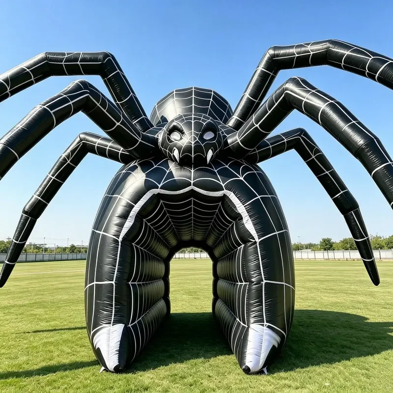 Factory Wholesale Inflatable Spider Tunnel Tent Halloween Archway Entrance Decor for Festival